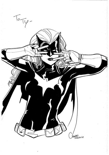 Batwoman Doing The Batusi by Caanan Grall